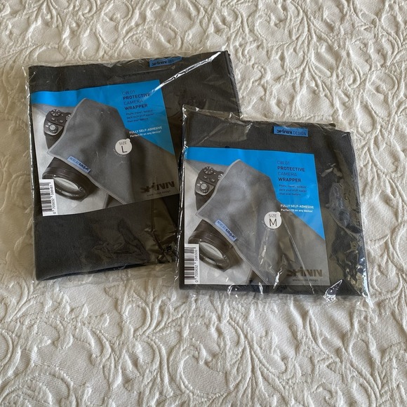 SPINN Design Other - SPINN Design CW.01 Protective Camera Wrapper Lot Of 2 Sz L & M Self Adhesive New